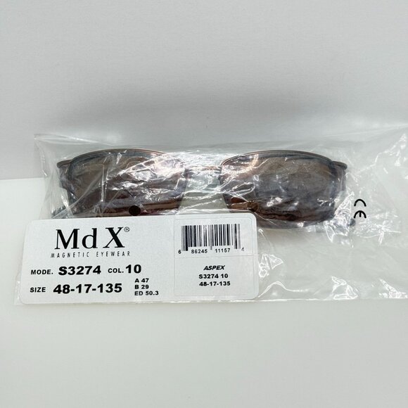 Manhattan Eyeglasses Eye Glasses Frames MDX S3274 10 48-17-135 main image 4